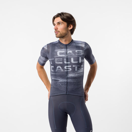 Maillot Castelli Stratus Logo manga corta 2026