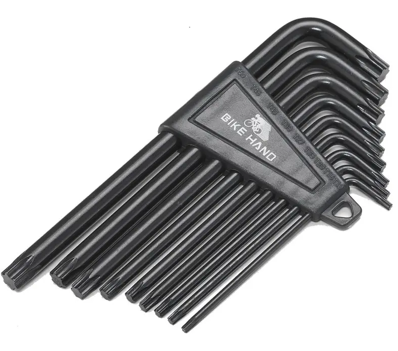 Ustaw 9 kluczy Torx Bike