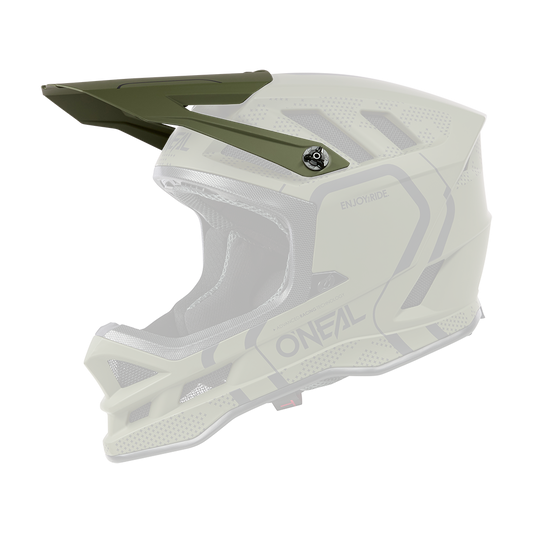 Visor de repuesto para el casco de golpe de poliacrilita de cuchilla