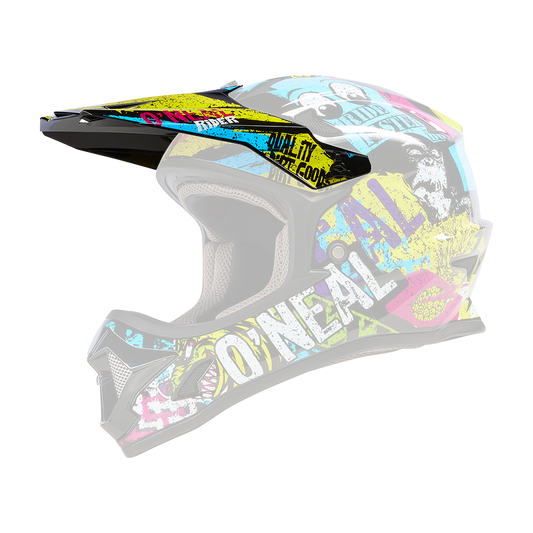 Visor de repuesto para el casco de Sonus cuando era niño