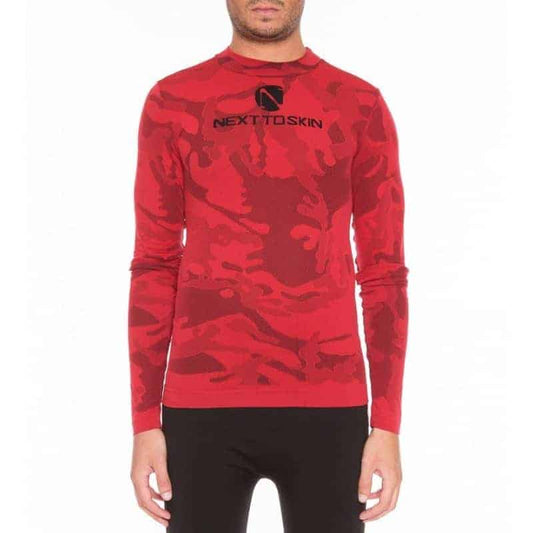 Langarm T-Shirt Camu neben der Haut rot