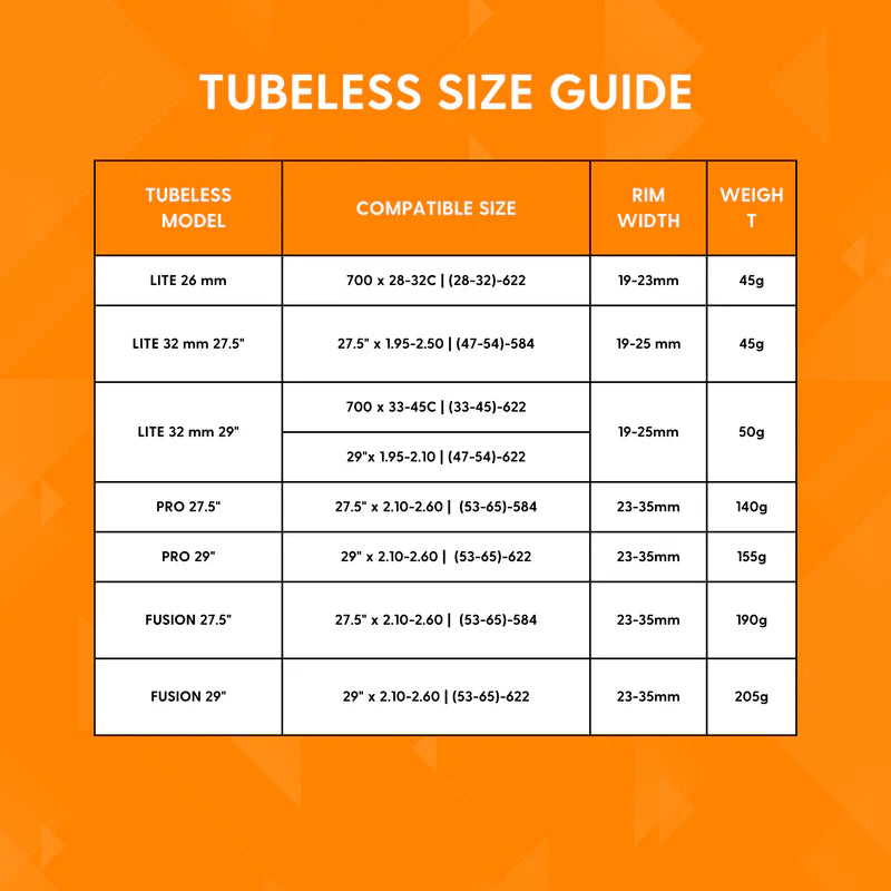 Inserto de protección para neumáticos Tannus Tubeless Lite