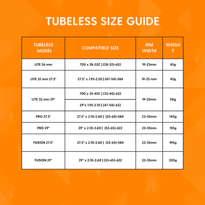 Inserto de protección para neumáticos Tannus Tubeless Lite