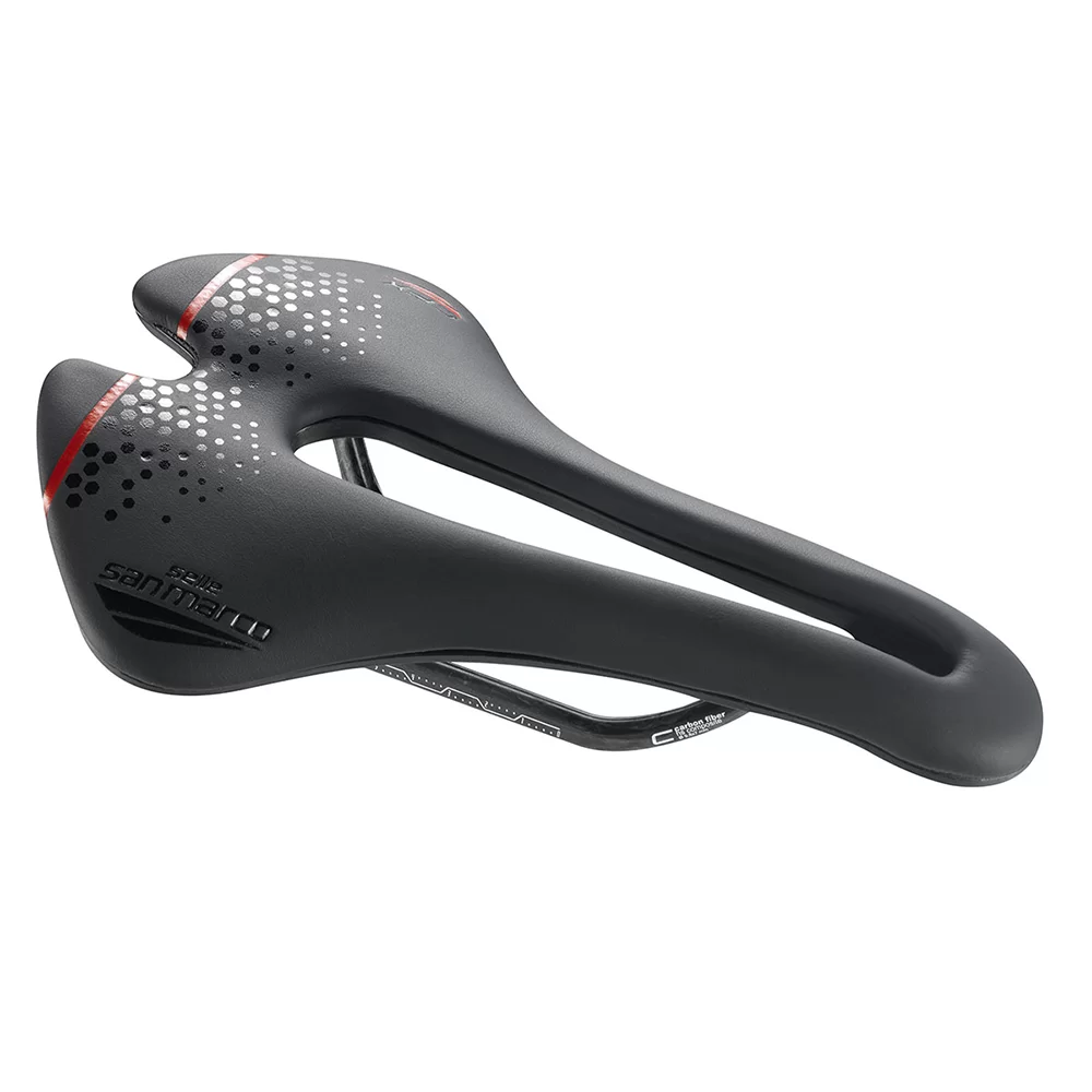 Sella San Marco Aspide Short Abre-Fit Carbon FX estrecho S3