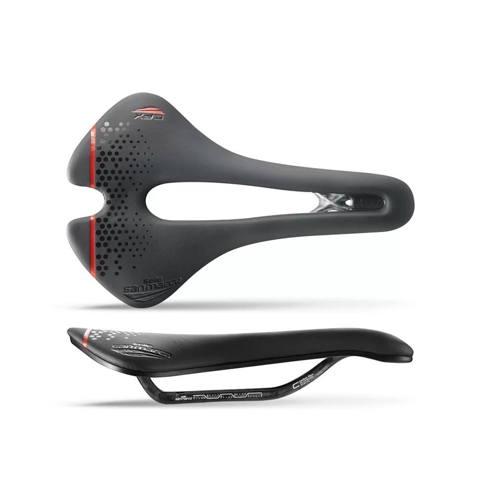Sella San Marco Aspide Short Abre-Fit Carbon FX estrecho S3