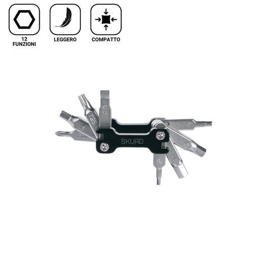 Multitool Skuad Mini Compact 12 in 1