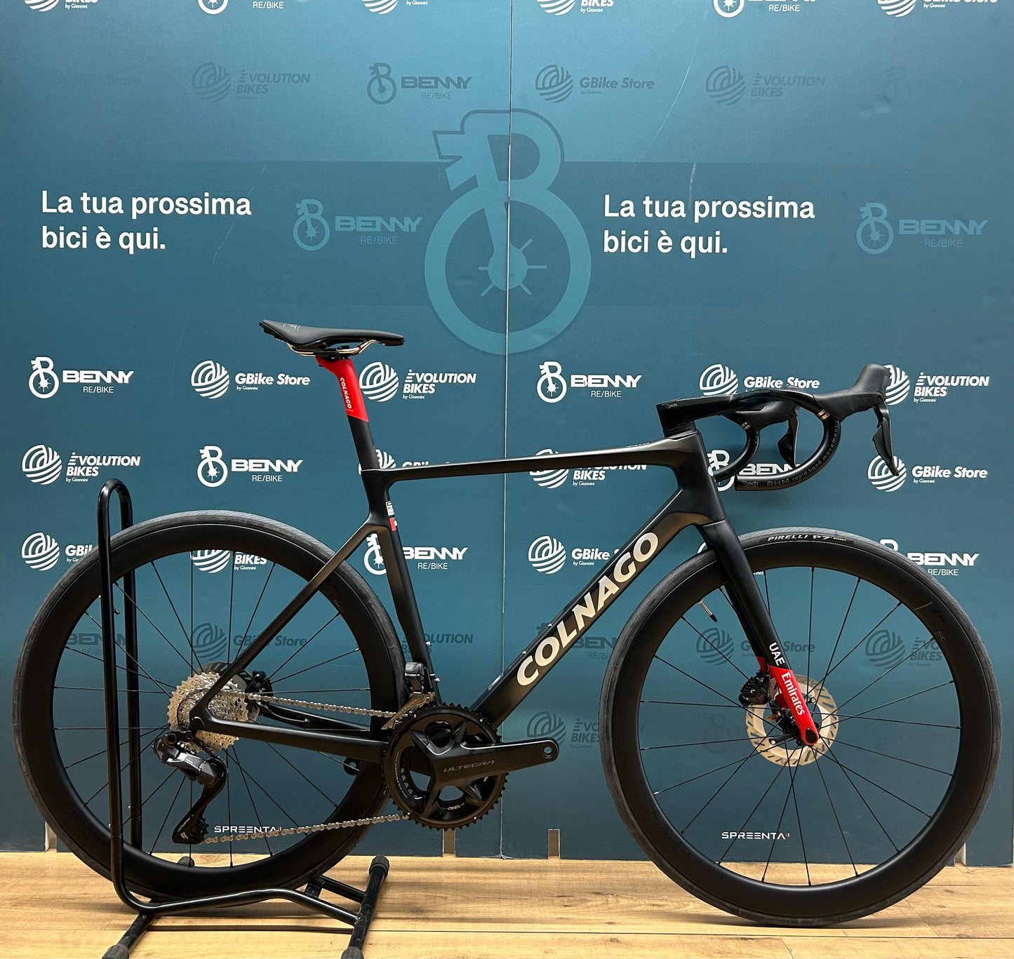 Colnago V4RS EAU Emirates Tamaño 510 - Prueba de demostración