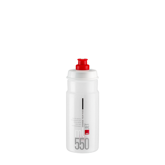 Elite jet transparente 550 ml de botella de botella