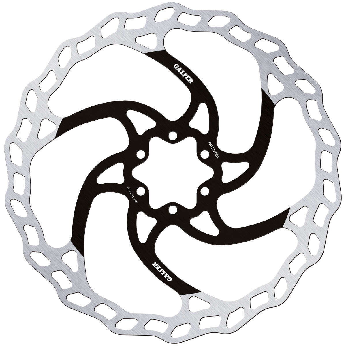 Galfer MTB Wave 6 Foros de 1,8 mm disco de freno