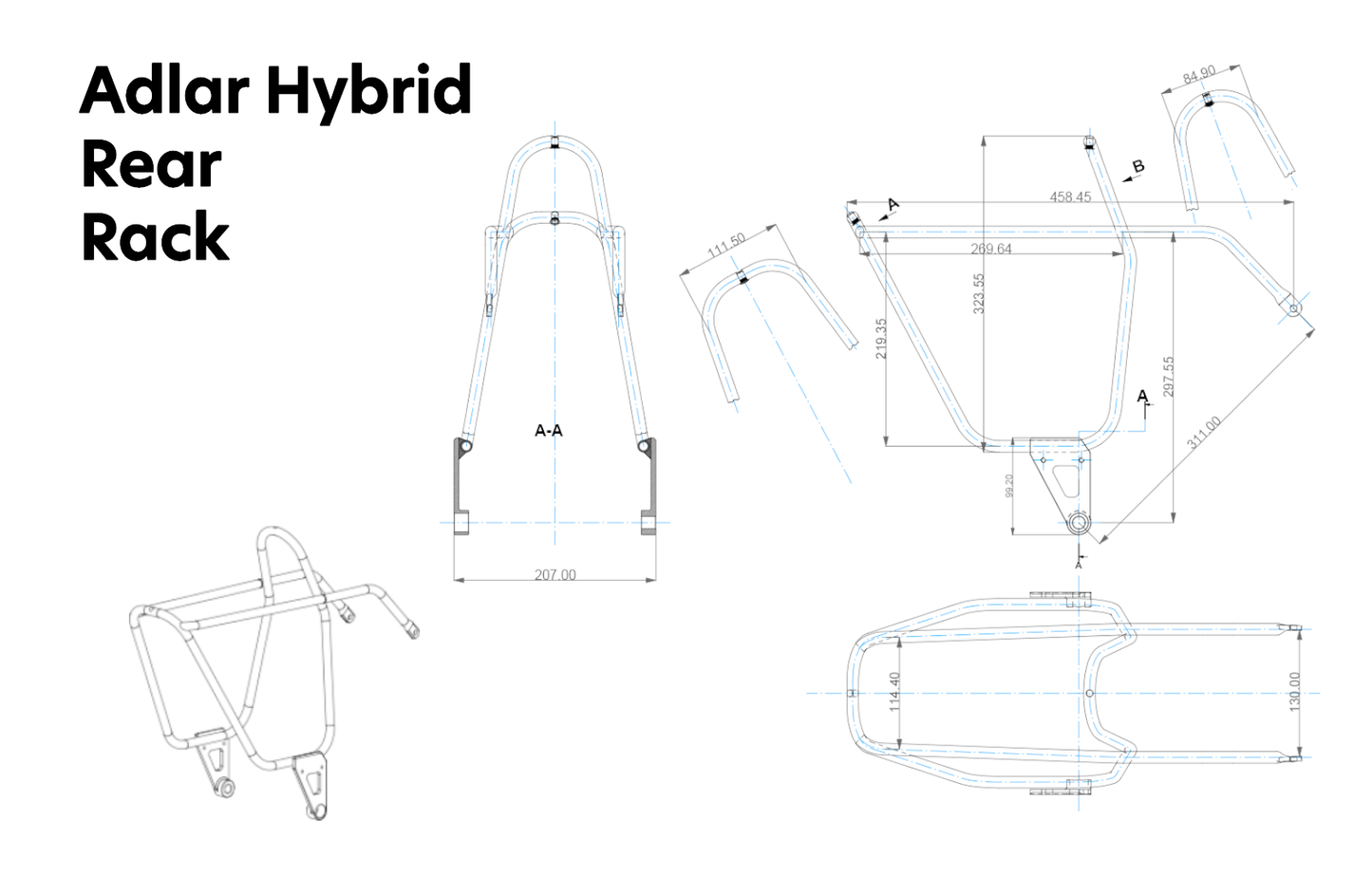 Kit de bolsas Wilier Embalaje de bicicletas Adlar Hybrid - 60L