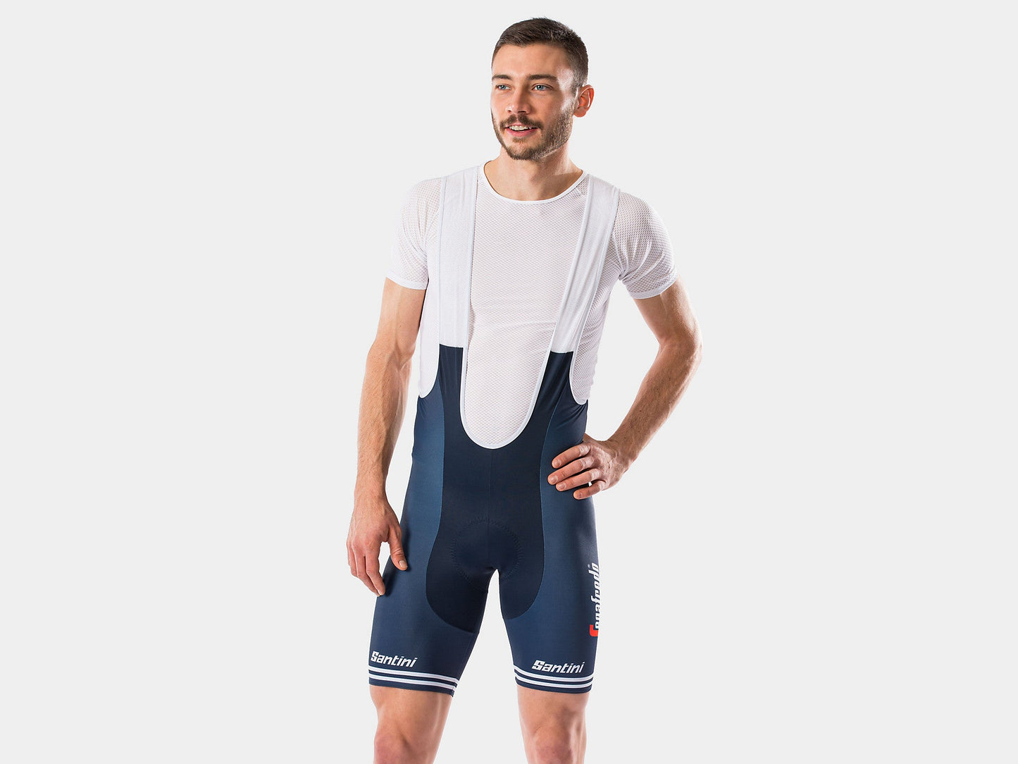 Dungares cortos de Santini Trek-Segafredo Team Respuesta